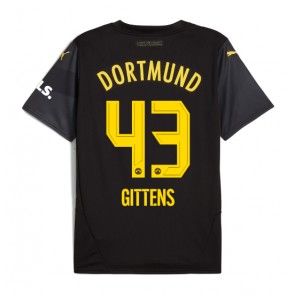 Billiga Borussia Dortmund Jamie Bynoe-Gittens #43 Bortatröja 2024-25 Kortärmad